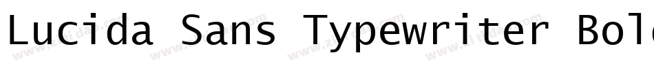 Lucida Sans Typewriter Bold Oblique字体转换